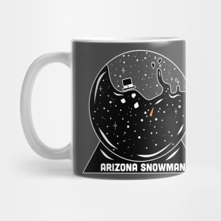 Arizona Texas Snowman Mug